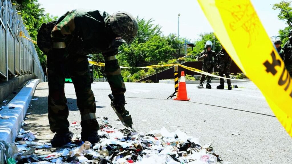 north korea south korea balloons