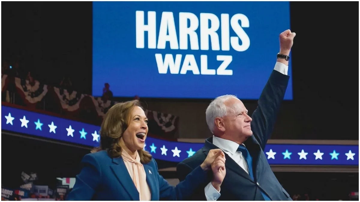Harris and Walz battleground tour, righway