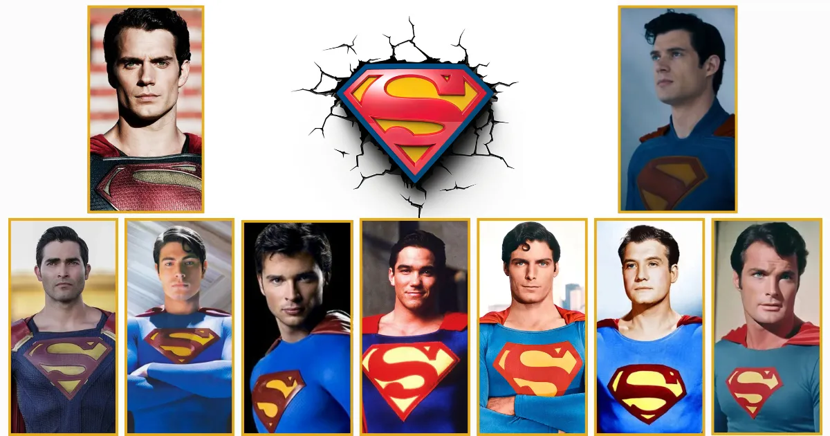 Every Superman Actor Ranked The Ultimate Fan-Favorite List 3 Explore every Superman actor ranked, including Henry Cavill, Tyler Hoechlin, Brandon Routh, Tom Welling, Dean Cain, Christopher Reeve, Kirk Alyn, and George Reeves, with the iconic Superman logo breaking through the center.