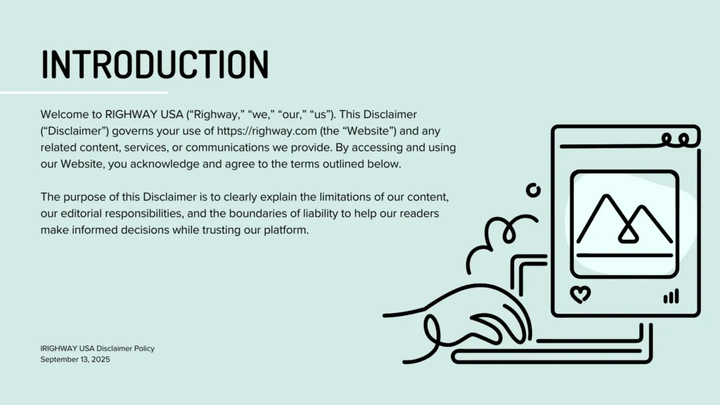 Disclaimer for Righway