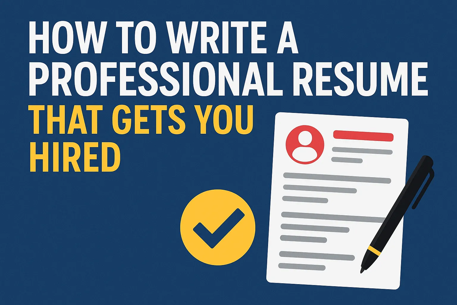 How to Write Professional Resume in USA 2025 – Expert Guide