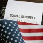 2026 Social Security increase eligibility update showing US flag and Social Security document for retirement benefits