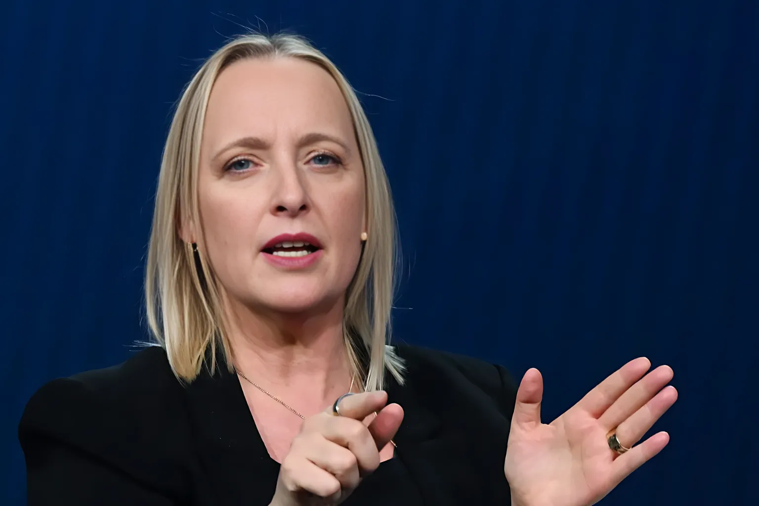 Accenture CEO Julie Sweet: AI Key to Promotion 1 Accenture CEO Julie Sweet speaking about AI strategy, digital transformation, and global consulting leadership