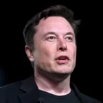 Elon Musk speaking amid controversy over claims Elon Musk misled investors in tech and finance markets