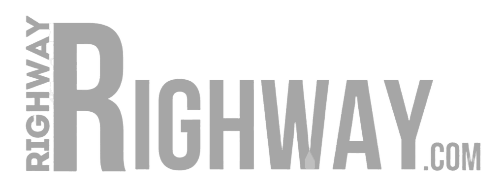 About | Righway 1 Righway.com logo minimal gray design representing online finance, investing, and digital wealth platform USA