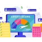 Credit score dashboard showing how to increase credit score to 800 with financial planning tools